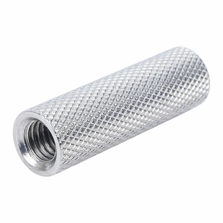 Knurl, gängad stift